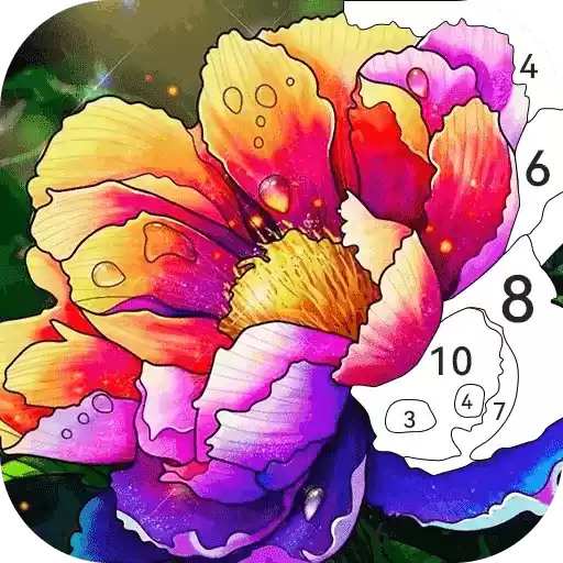 甜心公主涂色画画