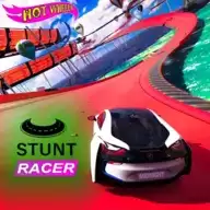 特技赛车手巨型坡道