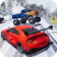 雪车碰撞粉碎游戏(Car Crash : Icy Mountain Road)