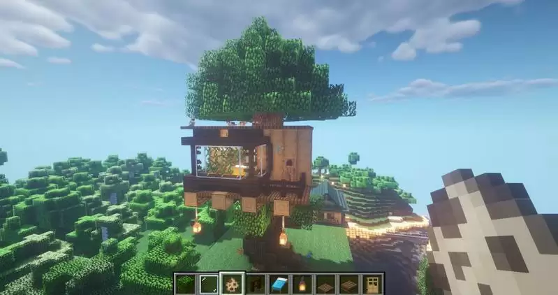《我的世界》树屋制作攻略