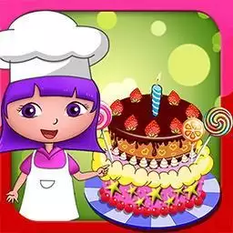 公主安娜做蛋糕