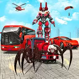 机器人变形火车高铁