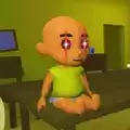 恐怖婴儿黄衣小孩
