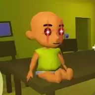 恐怖婴儿黄衣小孩
