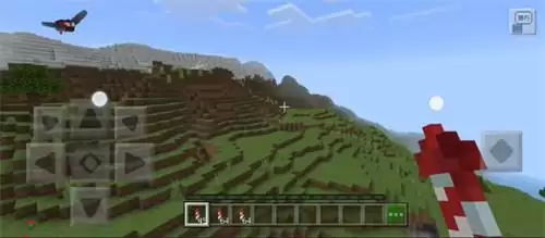 手机版我的世界鞘翅怎么飞起来