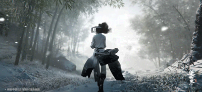 逆水寒手游镜湖场景演示,拟真天气效果堪比端游