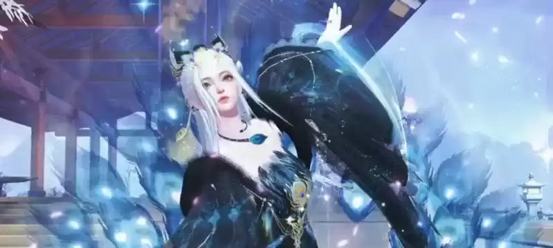 孔鸟金翠羽,低鸣震长空,穿上《天下》手游这套时装一起镇守大荒吧!