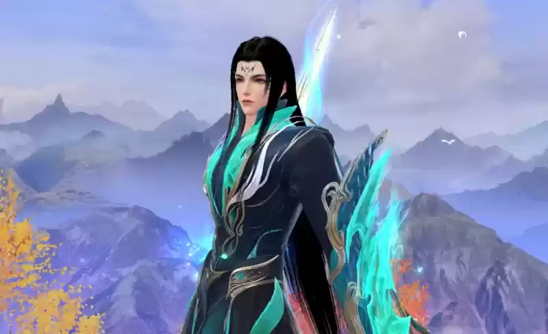 孔鸟金翠羽,低鸣震长空,穿上《天下》手游这套时装一起镇守大荒吧!