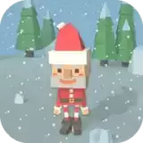 像素圣诞老人跳高高