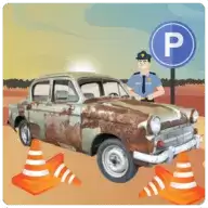 沙漠临时停车场