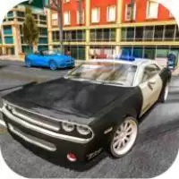 警车特技巨型坡道