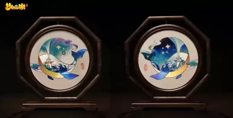 共赴双重璀璨奇景,《梦幻西游》手游x非遗蜀绣同创须弥海地图绣品艺术