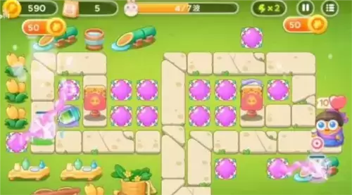 保卫萝卜4夏日垂钓第2关满星通关攻略9