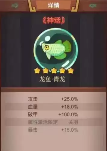 咸鱼之王吕布鱼灵搭配推荐4