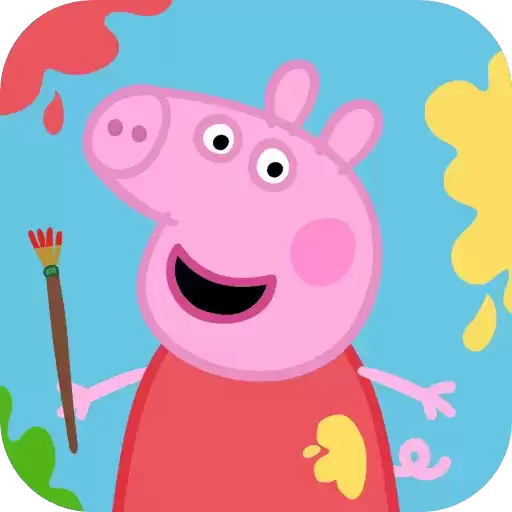 小猪佩奇学画画