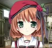 少女编织爱的画布