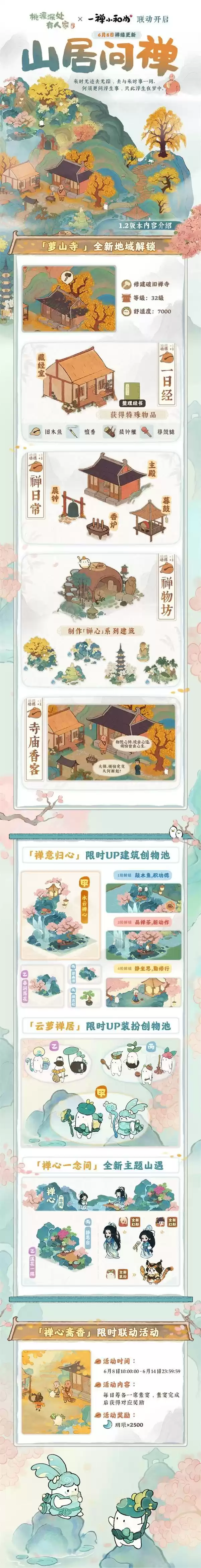 桃源深处有人家新版本「山居问禅」已上线!