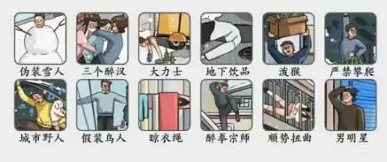 疯狂梗传冰天雪地攻略 冰天雪地找出12个喝醉的人答案解析[多图]图片2