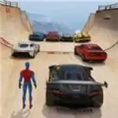 大坡道汽车特技