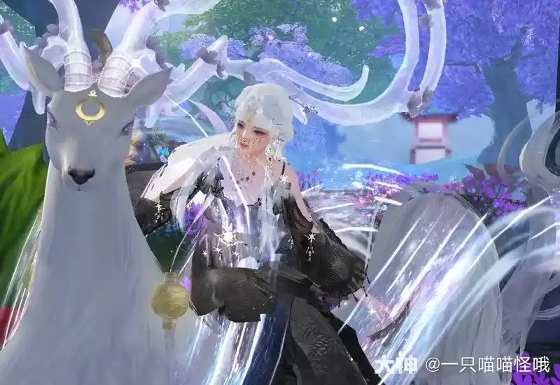 清夜染霜华,寒光入窗纱,快换上《天下》手游新时装探寻大荒夜色!