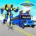 警车机器人汽车