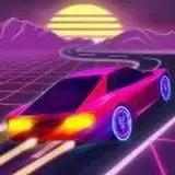 霓虹复古赛车