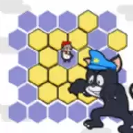 狗狗玩砖块