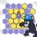 狗狗玩砖块