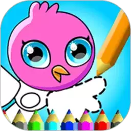 儿童宝贝爱画画