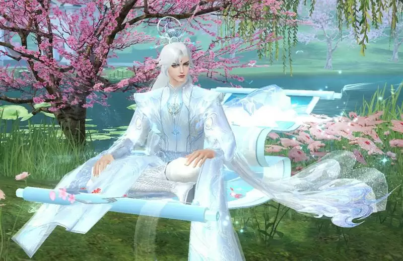 有狐绥绥,在彼淇梁,《天下》手游新时装带你化身灵狐游大荒~