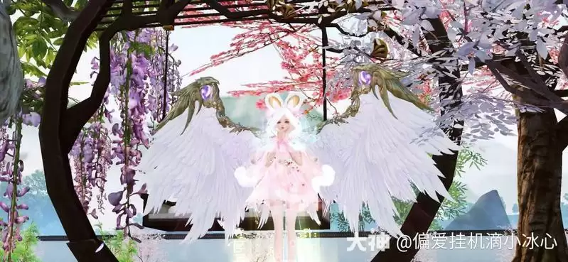 有狐绥绥,在彼淇梁,《天下》手游新时装带你化身灵狐游大荒~