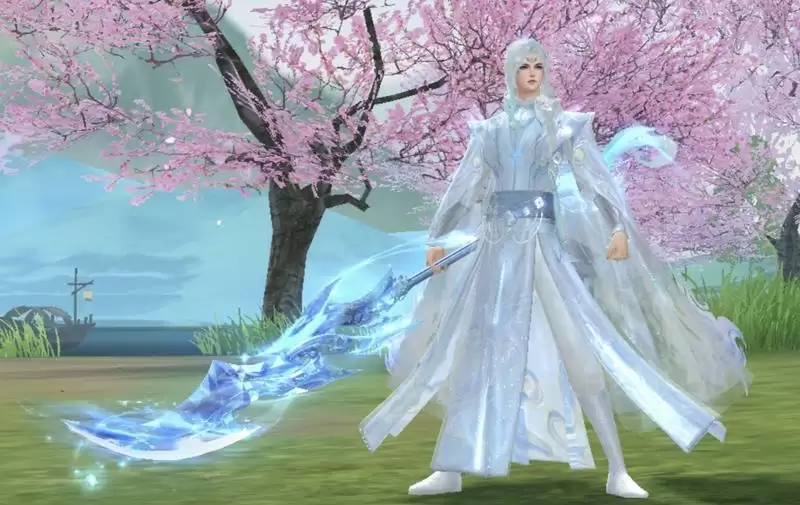 有狐绥绥,在彼淇梁,《天下》手游新时装带你化身灵狐游大荒~