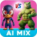 人工混合动物大战Ai mixanimalbattle