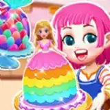 公主做蛋糕小镇