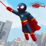 城市火柴人蜘蛛英雄