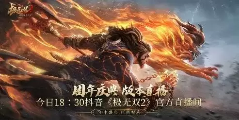《极无双2》周年盛典直播今晚开播!彩金将大礼等你赢!