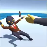 块状冲刺跑步者Blocky Rush Punch Runner Fall