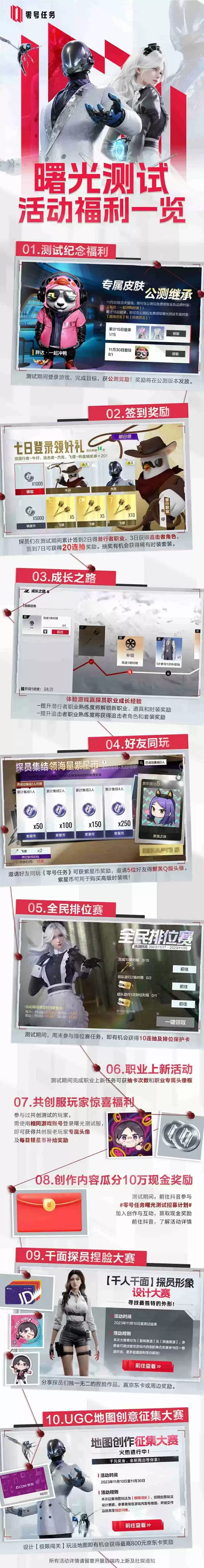 《零号任务》曙光测试现已开启!丰厚奖励活动等你参与