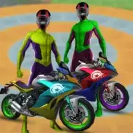 彩色赛道特技赛Spider Tricky Bike