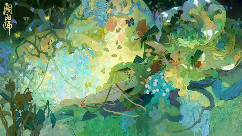 流光绽,染罗衫《阴阳师》季典藏皮肤上线