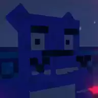 蓝色宠物的夜晚