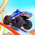怪物头卡车竞速Muscle Monster Truck Stunt Games
