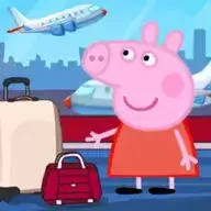 小猪佩奇机场假期旅行