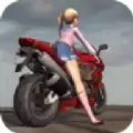 摩托车的女孩