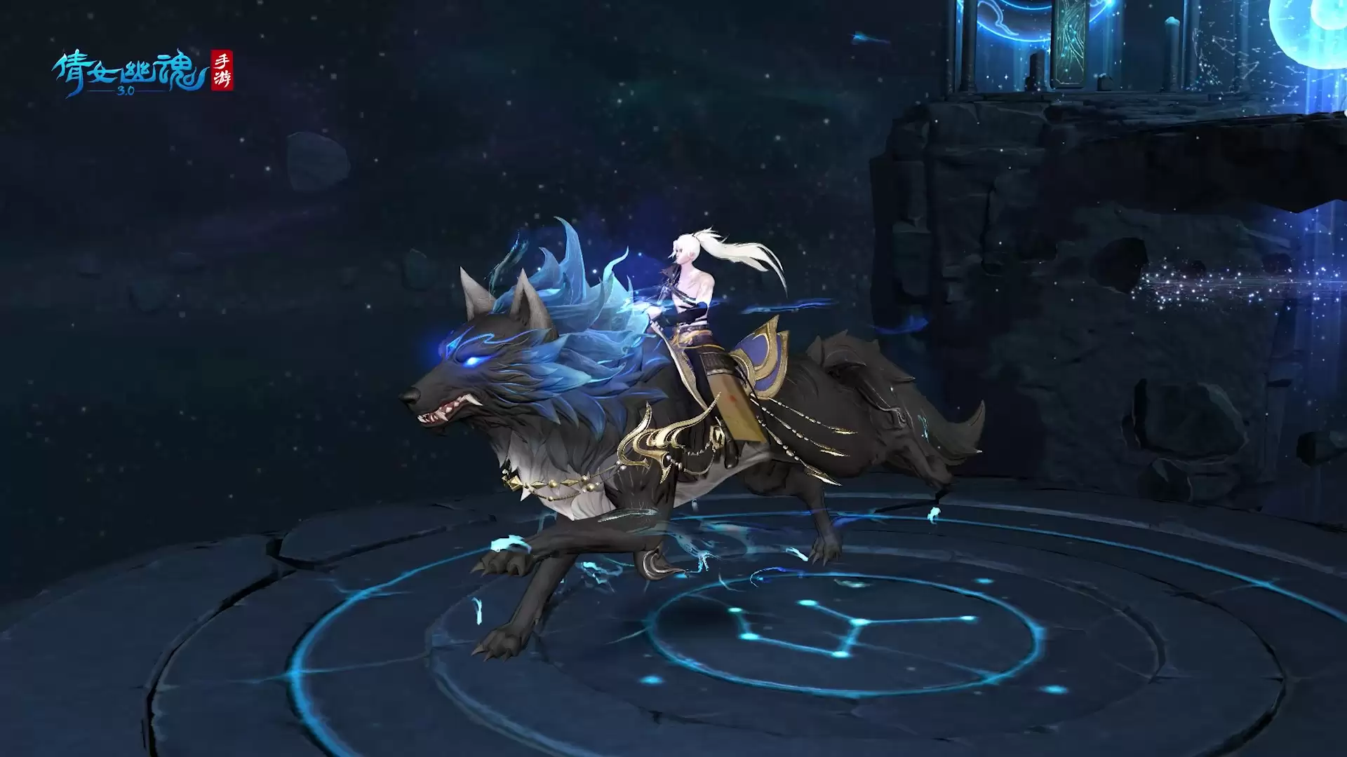 玄狼踏雪携霜至,全新冬日时装坐骑12月21日震撼登场!