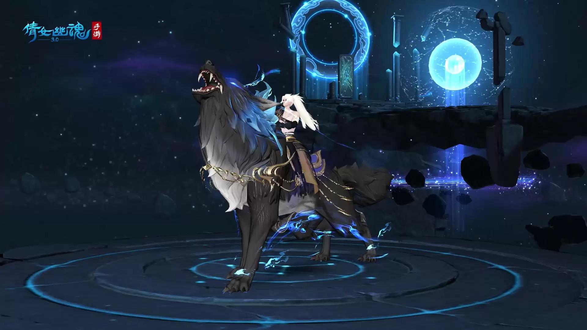 玄狼踏雪携霜至,全新冬日时装坐骑12月21日震撼登场!