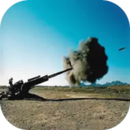 M777榴弹炮射击正