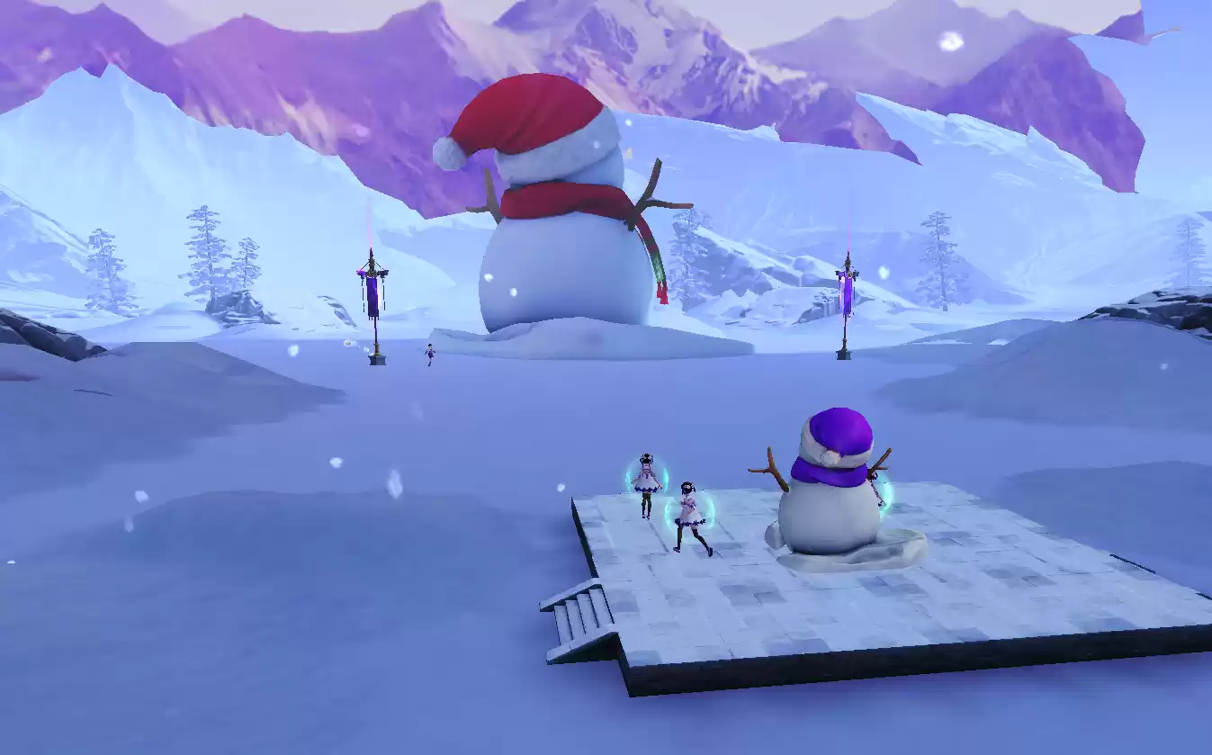 不用去尔滨！“淘学企鹅”大荒也能看？《天下》手游老八大门派体型全到齐，更有冬日活动送好礼~