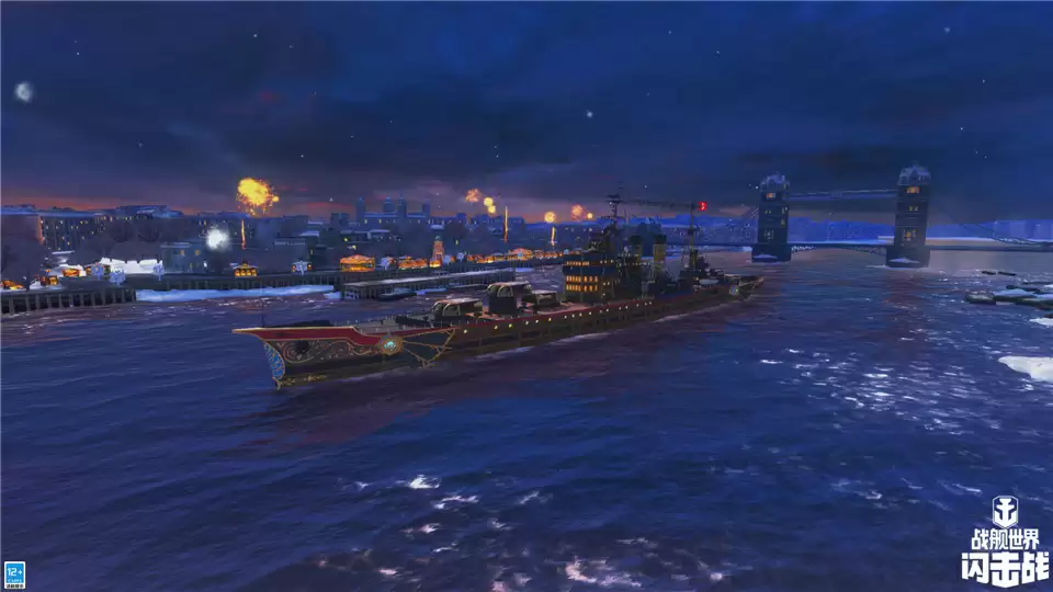 《战舰世界闪击战》D系VIII级巡洋舰“汉普郡”入列,且看重舰巡洋!