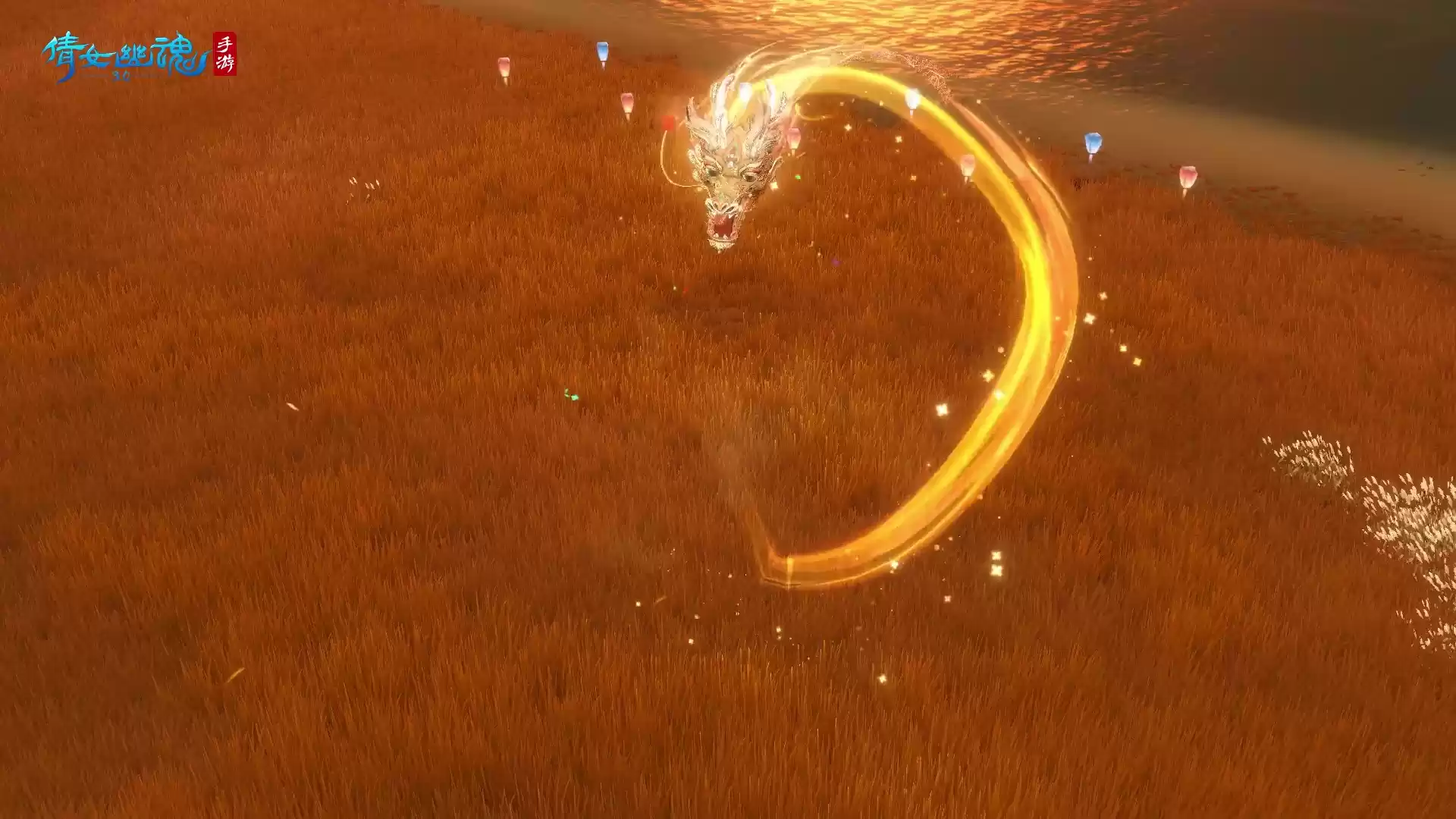 龙年服务器唯一永久坐骑华丽亮相，龙舞戏珠恭贺新岁！